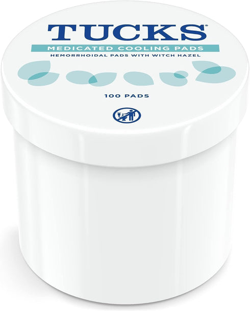 Tucks Medicated Hemorrhoid Cooling Pads. 100 Pads Each (Pack of 2)...