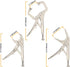 Hoteche 3pcs 5" Mini Locking Plier Set C-Clamp, Long Nose, Round Jaw Versatile Tools for Grip, Clamp, and Secure...