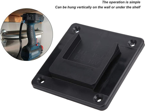 2pcs Electric Tool Holder Power Machine Storage Rack for Makita 18V Electric Tool(Black)...