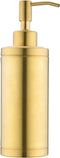 Gold Soap Dispenser,Kmeino Full Stainless Steel Countertop Soap Dispenser, Prime 300 ML Liquid Bottle for Kitchen & Bathroom Hand Dish Lotion (Bru...