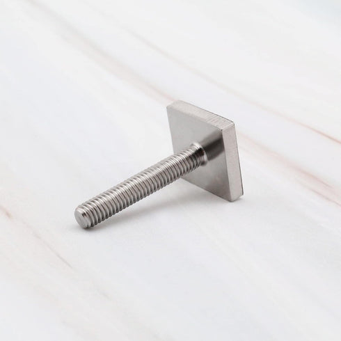 6PCS T-Track Adapter M6 x 35 mm T-Slot Bolts Stainless Steel 20x20mm Square Head Bolts Car Roof Bar Accessories for Car Roof Rack Roof Box Rail Ca...