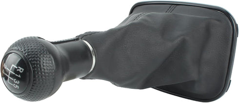 5 Speed Gear Shift Knob Gaitor Boot Cover Compatible with Volkswagen Jetta Bora MK4 1999-2004 Compatible with Volkswagen Golf GTI/R32/MK4 1999-200...