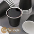 3 oz Paper Cups, Black Mouthwash 50 Count Disposable Bathroom Cups, Disposable Espresso Cups Small Paper Cups for Party,Picnic,Travel,Espresso and...