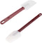 High Heat Resistant Silicone Scraper Spoon Commercial Spatula for Cooking, Rubber Spatula Set of 2 (9.5'')...