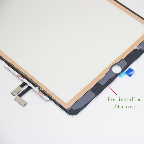 White Digitizer Repair Kit for 2017 iPad 9.7 A1822, A1823 / iPad 5 iPad Air 1st Touch Screen Digitizer Replacement (Without Home Button) with Tool...