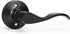 GOBEKOR 1 Pack Right-Handed Door Levers Black Dummy Lever Door Handle Closet Door Handles for Pantry Non-Turning Lock for Hall Closets...