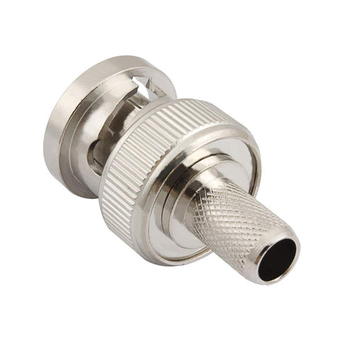 ?Pack of 10? BNC Male Q9 Plug Crimp for RG8X RG-8X LMR240 Cable Straight RF Coaxial Adapter Connector...