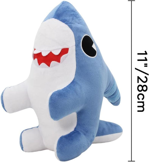 Large Shark Dog Stuffed Animal Plush Toy Kawaii Shark Puppy Plushie Doll (Blue)...
