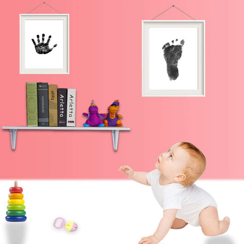 Ink Pad for Baby Footprint, Baby Handprint, Paw Print Pad, Create Impressive Keepsake Stamp, Non-Toxic Ink pad, Perfect Baby Shower Registry Gift ...