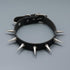 Black Spiked Leather Choker Collar Necklace for Women Gothic Punk PU Chokers Necklaces Halloween Costumes Cosplay Accessories for Women Spike Chok...