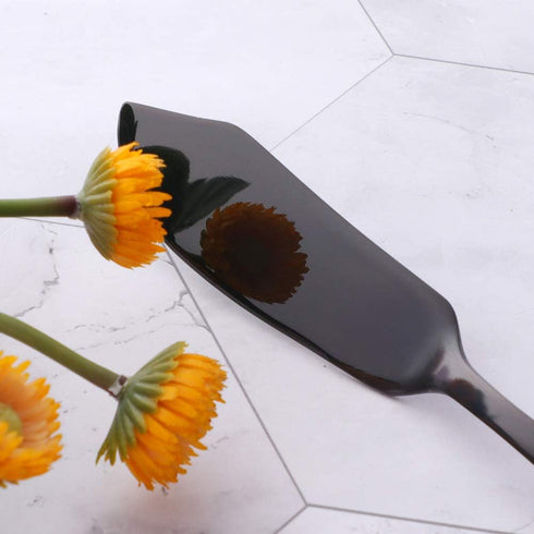 Stainless Steel Cheese Dessert Knives, Set of 6, Breakfast Butter Knife, Slicer Sandwich Spreader (Black)...