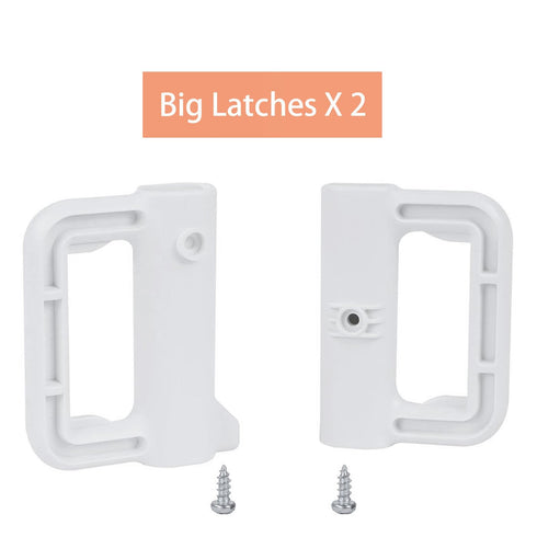 Retractable Mesh Baby Gate Replacement Parts Retractable Mesh Dog Gate Full Set Wall Mounting Baby Gate Hardware Mesh Pet Gate Accessories Extra W...
