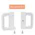 Retractable Mesh Baby Gate Replacement Parts Retractable Mesh Dog Gate Full Set Wall Mounting Baby Gate Hardware Mesh Pet Gate Accessories Extra W...