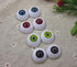 DoubleWood 12 Pairs Halloween Eyeballs Scary Plastic Hollow Eyeball 22mm Halloween Horror Props, Realistic Eyes for Hallow Props, Masks, Dolls or ...