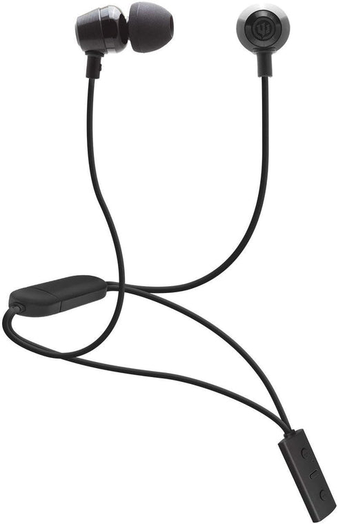 Wicked Audio Bandido Wireless — Bluetooth Earbuds with Microphone and Track Control — Wireless Headset with Metal Housing, Loop and Fin Attachment...