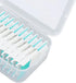 Interdental Brush, Floss Toothpick Brush Eliminate Bad Breath Portable Safe 200pcs Plaque Removal for Travel for Oral Care (Mint Green)...