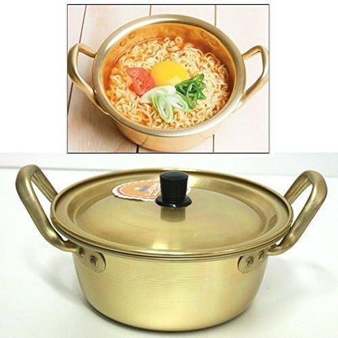 Korea Noodle Pot/Hot Shin Ramyun Aluminum Pot 6.3"(16cm)/ Traditional HOT POT...
