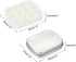 PATIKIL 12 Well Mini Paint Storage Box, Portable Tiny Painting Tray 1.6ml Per Mixing Cup for Gouache Watercolor Art Craft Oil Painting, Silver...
