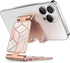 i-Blason Cell Phone Stand for Desk, Cell Phone Holder, Fits All Smart Phones, iPhone 16 15 14 13 Pro Max, Foldable Phone Stand Holder, Marble...