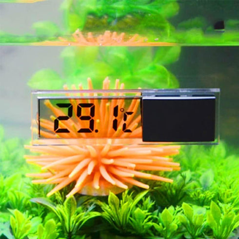 2Pcs LCD 3D Digital Electronic Temperature Measurement Fish Tank Temp Meter Aquarium Thermometer Temperature Control Accessories...