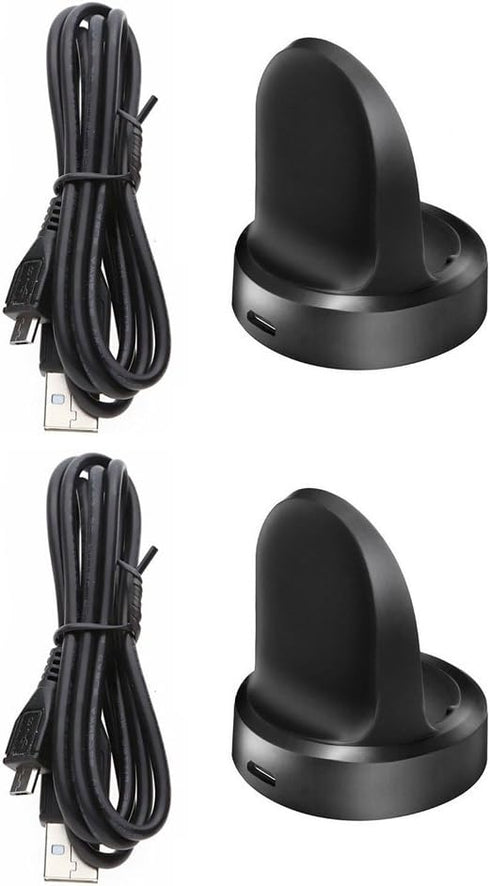 Emilydeals Gear S3 Charger, Gear S3 Smart Watch Charging Cradle Dock for Samsung Gear S3 Classic/Frontier Smart Watch (2-Pack)...