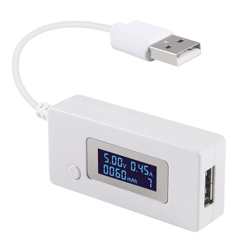 3pcs USB Volatage/Amps Power Meter, Tester Multimeter Test Speed of Charger, Cables, Computer, Power Bank (USB White)...