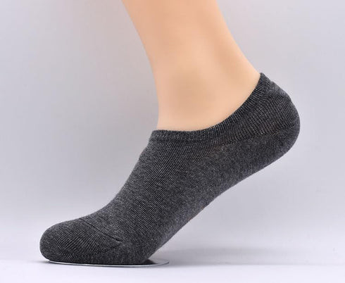 Solid Loafer No Show Socks For Men & Women (Pack Of 4)...