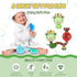 Bath Toys for Kids Ages 1-3 ,Bath Tub Toys for Toddlers 1 2 3 4 5 6 Years Old, Baby Bath Spin Wall Toys, Frog Bath Toys, Fill and Flow Pipe Water ...