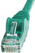 StarTech.com 20ft CAT6 Ethernet Cable - Green CAT 6 Gigabit Ethernet Wire -650MHz 100W PoE RJ45 UTP Network/Patch Cord Snagless w/Strain Relief Fl...