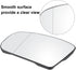 Side Wing Mirror Glass, 2208100121 Car Left Door Side Wing Mirror Glass Wide Angle for Mercedes W220 W215...