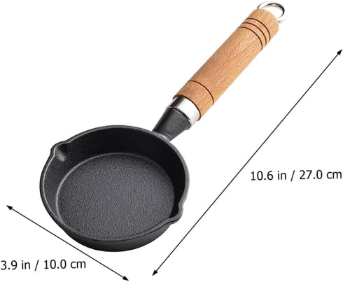 HOMSFOU Mini Omelet Pan Maifan Eggs Cooker Non Stick Skillet Pan Marble Frying Pan Pan Non Stick Pan Egg Pans Nonstick Earth Cookware Single Egg F...