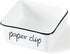 Creamic Farmhouse Paper Clip Holders for Desk 3.3-Inch (White)...