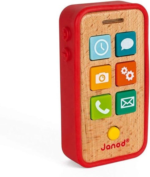 Janod Pretend Play Sound Telephone - Ages 18 Months+ - J05334...