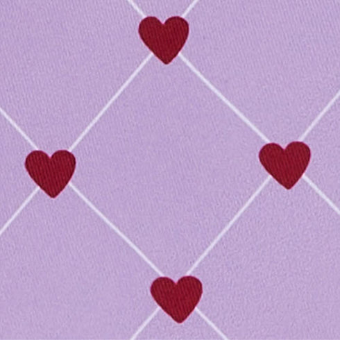 Jacob Alexander Men's Happy Valentine's Day Grid Hearts Pattern Pocket Square...