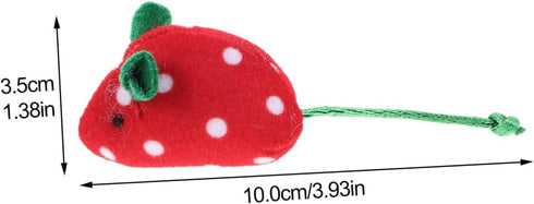 GANAZONO 5pcs Mouse Cat Toy Cat Biting Toys Mouse Toys for Indoor Cats Mouse Stuffed Toy Cat Mice Toys for Indoor Cats Cat Plush Mouse Toy Cat Toy...