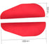 2Pcs Red Aluminum Alloy Side Mirror Rain Shield Flexible Rearview Mirror Visor Guard Protects From Rain Snow Sunlight for Cars Suvs Trucks...