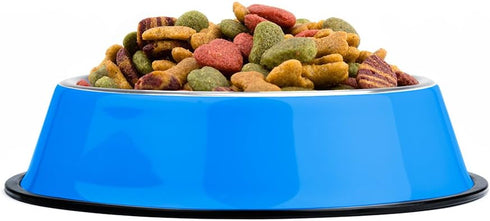 Blue No-Tip No-Slip Stainless Steel Bowl (40oz. Kahuna)...