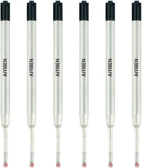 3.9'' ballpoint pen refill, replaced stylus and ballpoint pen metal refill, smooth writing ballpoint pen refill (black, 6 Pack)......