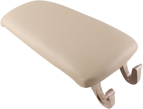 Car Leather Armrest Center Console Lid Cover Compatible with Audi A4 S4 A6 2000-2006 Beige...