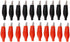 20Pcs Alligator Clips Black Red Soft Insulated Boots Covered Test Lead Clamp-(small)...