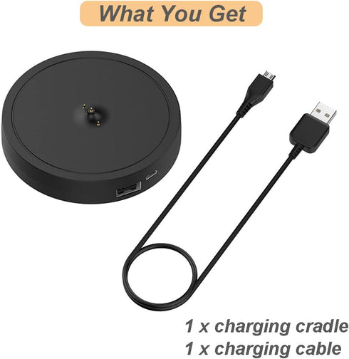 Charger for Ultimate Ears Boom 3/Megaboom 3/Blast/Megablast, Charging Dock Cradle with USB Port, 5.5ft Cable for UE Boom 3/Megaboom 3/Blast/Megabl...