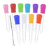 20 Pack Plastic Pipettes Droppers 5ML Clear Silicone Liquid Dropper with Bulb Tip Clean Brush Eye Droppers for Candy Mold Gummy Making Kitchen Oil...