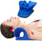 EXQUISLIFE Neck and Shoulder Relaxer, Cervical Traction Device for Muscle Tension Relief, Neck Stretcher for TMJ Pain Relief and Cervical Spine Al...