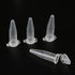 1.5ml Microcentrifuge Tubes with Snap Cap, Polypropylene Graduated, 500 Pcs Sterilized Clear Plastic Small Vials with Caps for Sample Storage with...