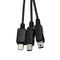 Black 10 in 1 Universal USB Cable, Multiple Universal Charging Cable for Cell Phones Blutooth Earphone Speaker Adapter Cable, 20cm Data Cable USB ...