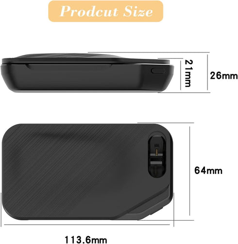 Charging Case for Plantronics Voyager 5200, Potable Charger Case Station with USB Cable for Voyager 5200 Headset...