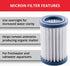 Marineland Micron Magnum 200 Polishing Internal Canister Filter for Aquariums up to 60 Gallons, Crystal Clean Water...
