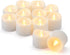 12 Pack Timer Tea Lights Candles Battery Operated, Flameless Flickering Fake Tealight Outdoor Electric Votive Candle Bulk for Halloween Decor...