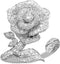 Elegant Rose Flower Engagement Ring for Women Sparkling Rhinestone CZ Crystal Open Statement Rings Promise Wedding Ring Expandable Wrap Finger Ban...