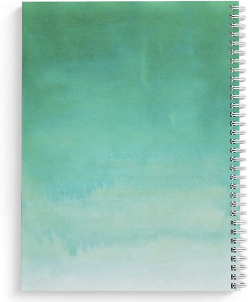 Softcover Not Everything 8.5" x 11" Motivational Spiral Notebook/Journal, 120 Checklist Pages, Durable Gloss Laminated Cover, White Wire-o Spiral....